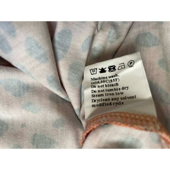 Leopard Print Lace Up Top 2X (3737) - Picture 4 of 6